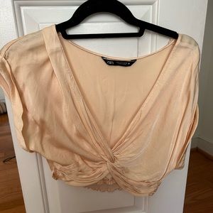 Zara Satin Top